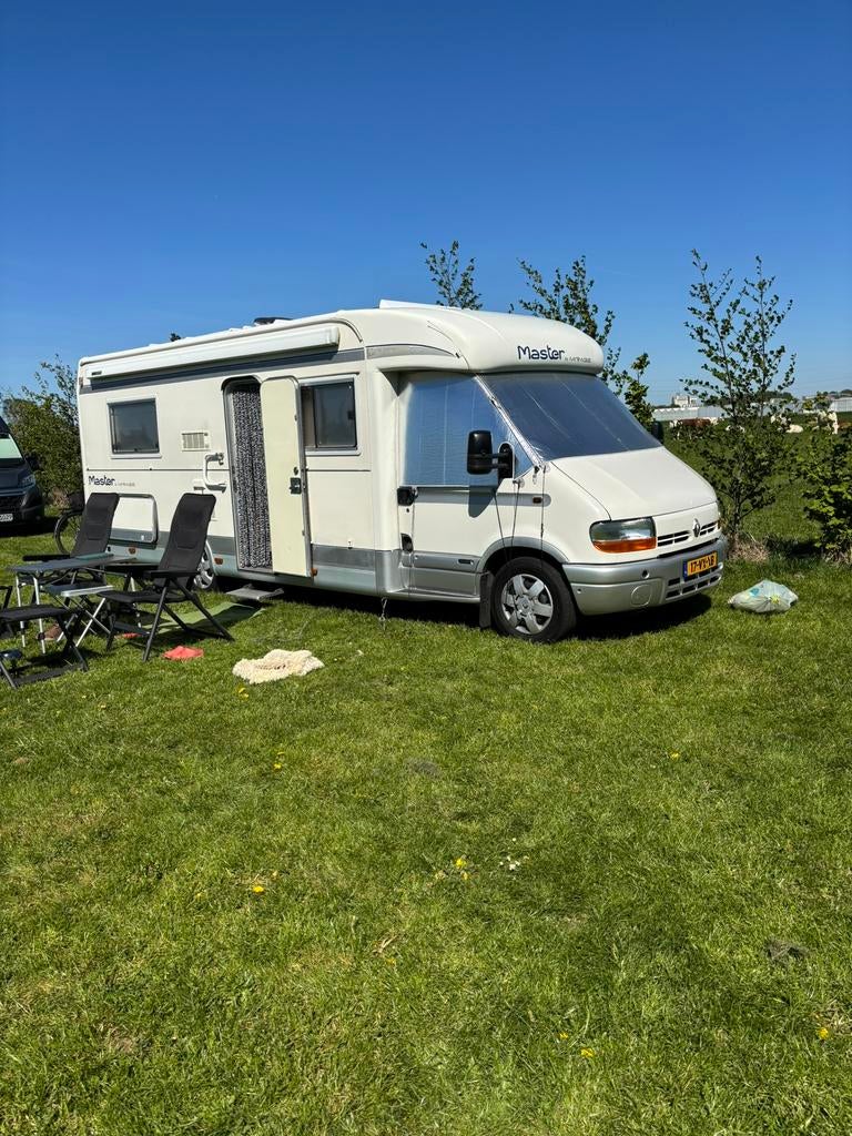 Half intergraal camper Renault Master, Caravans en Kamperen, Campers, Particulier, tot en met 4, Half-integraal, Overige merken