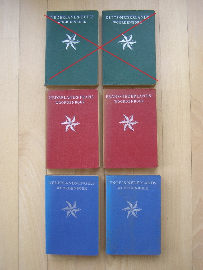 Woordenboeken: Frans en / of Engels; J.B. Wolters, Boeken, Woordenboeken, Gelezen, Koenen of Wolters, Ophalen of Verzenden, Engels