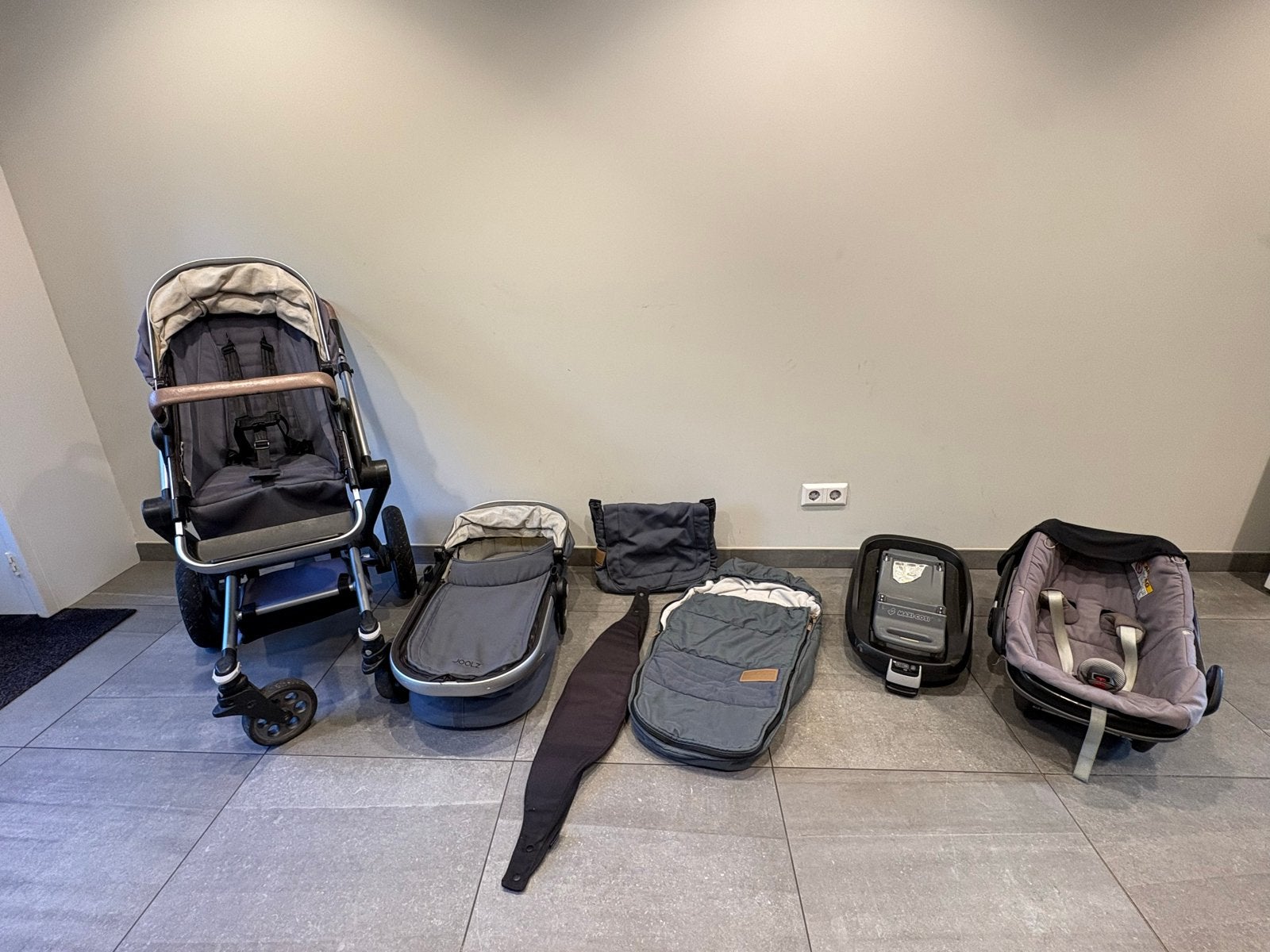 Joolz Day Combiwagen met Maxi-Cosi en accessoires, Kinderen en Baby's, Ophalen, Gebruikt, Combiwagen, Met autostoeltje