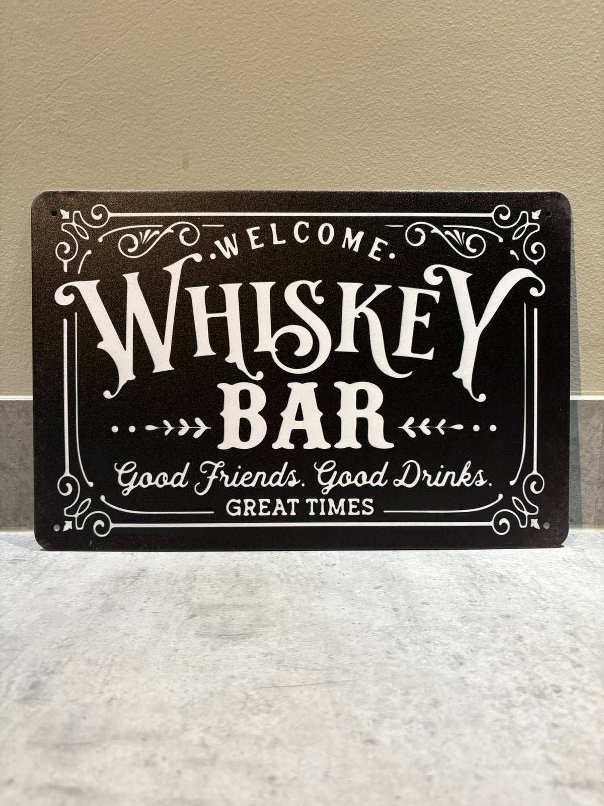 Mancave Bar Café Wanddecoratie metalen bordje Whiskey Bar, Ophalen of Verzenden, Zo goed als nieuw