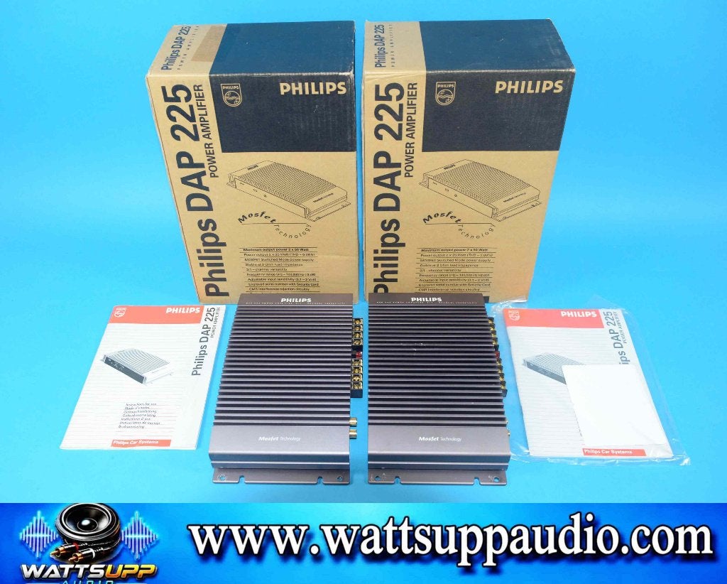 Philips DAP225 2 kanaals versterker, Auto diversen, PHILIPS, ., Ophalen of Verzenden, Zo goed als nieuw
