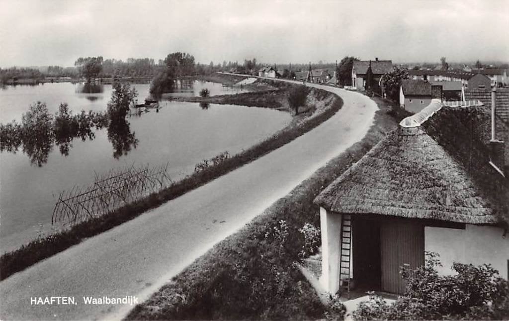 Haaften Waalbanddijk West Betuwe, Verzenden, 1960 tot 1980, Ongelopen, Gelderland