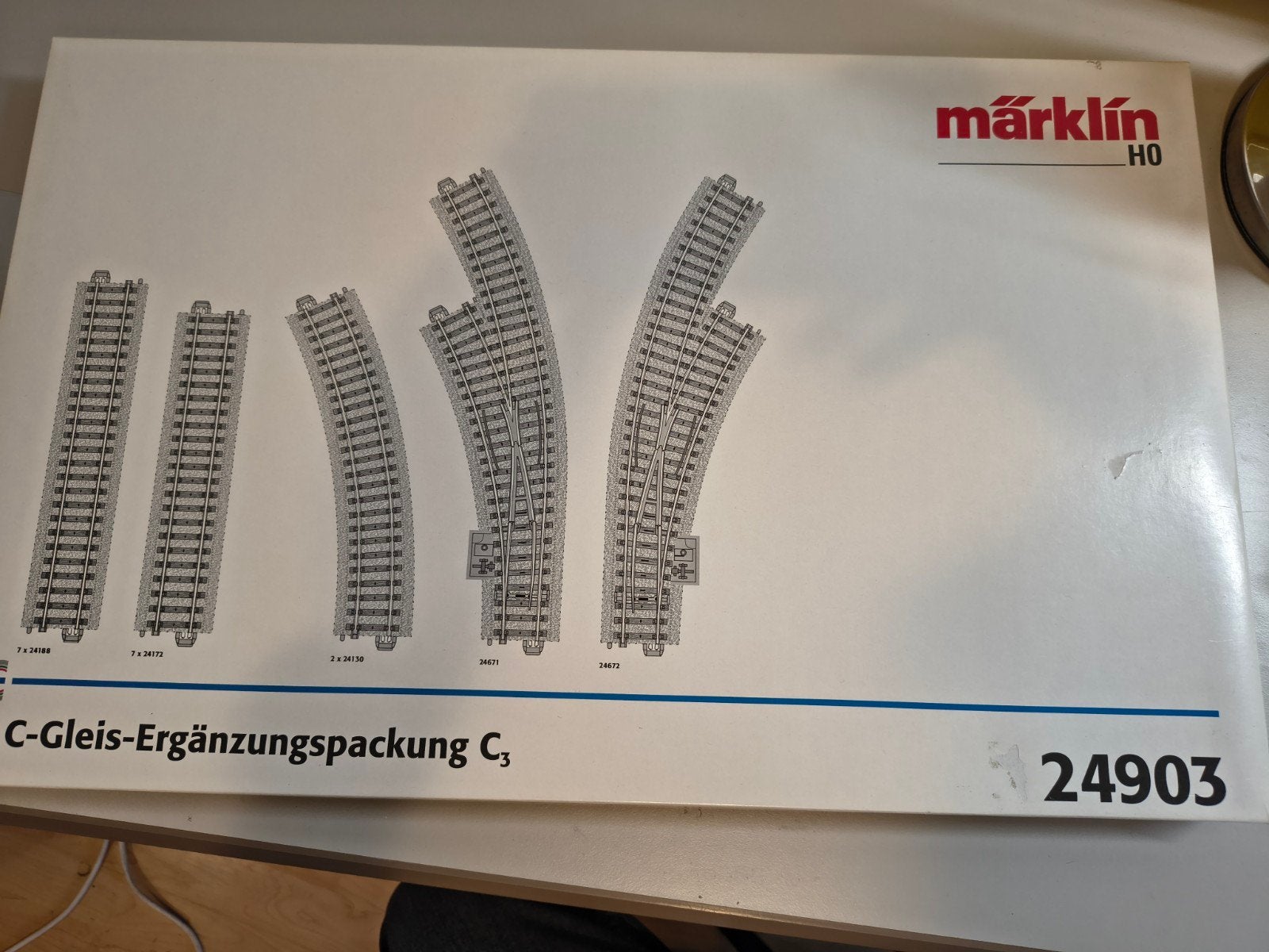 Märklin H0 C Rail Treinset met Loc, Wagons en Accessoires, Ophalen of Verzenden, Zo goed als nieuw, Treinset, Märklin