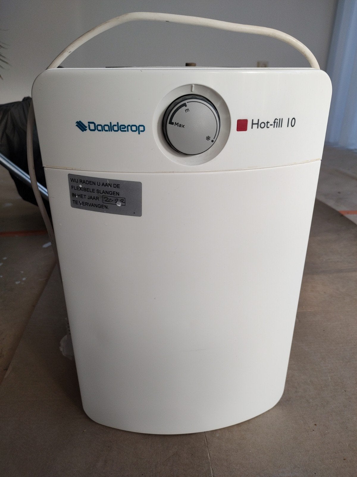 Daalderop Hot-fill 10 liter boiler, Ophalen, Gebruikt