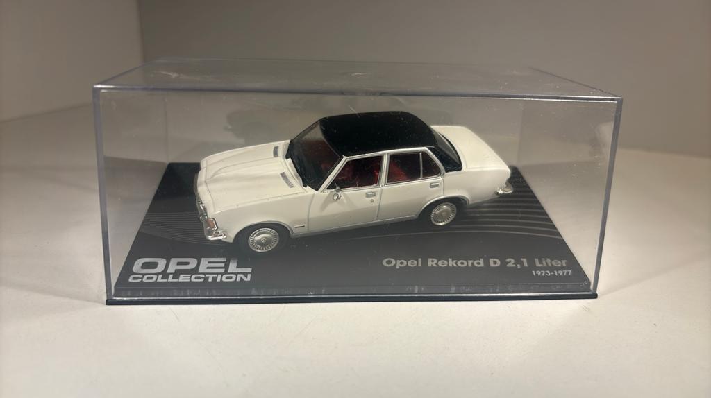 Opel rekord d 2.1 liter atlas 1.43, Hobby en Vrije tijd, Modelauto's | 1:43, Overige merken, Auto, Ophalen of Verzenden, A