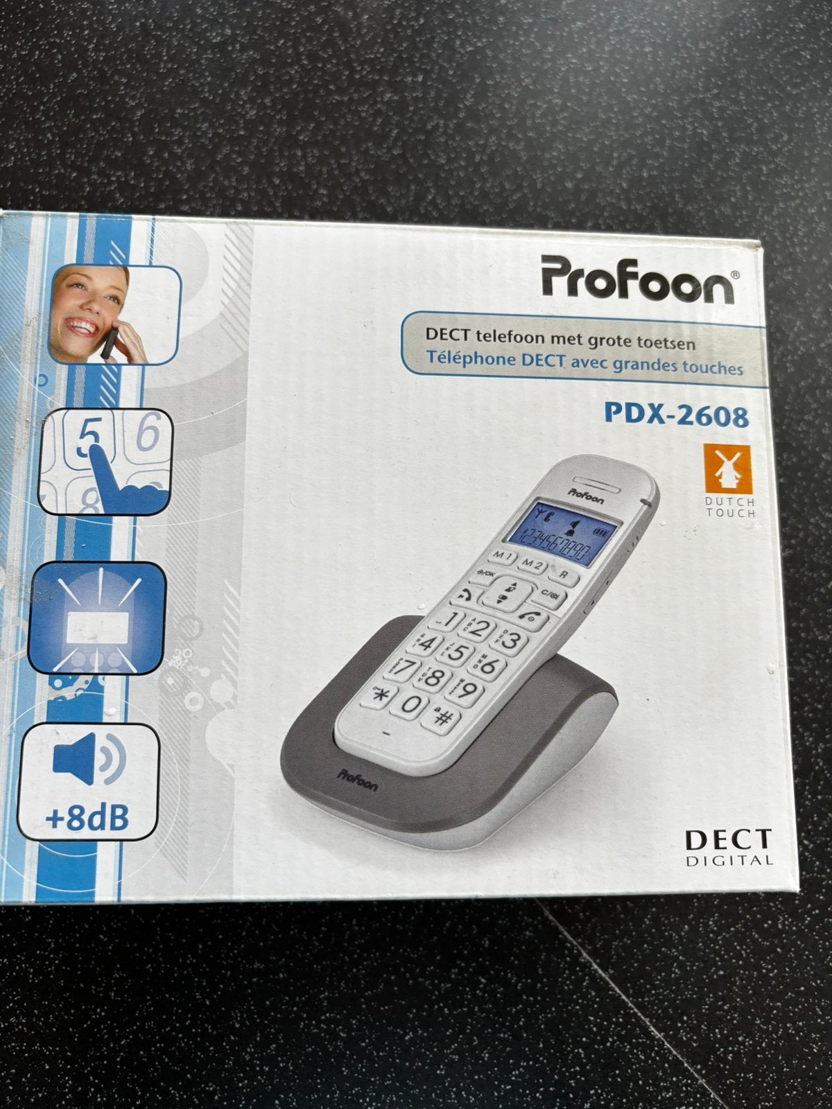Telefoon met grote toetsen, Telecommunicatie, Vaste telefoons | Handsets en Draadloos, Ophalen, Nieuw, 1 handset