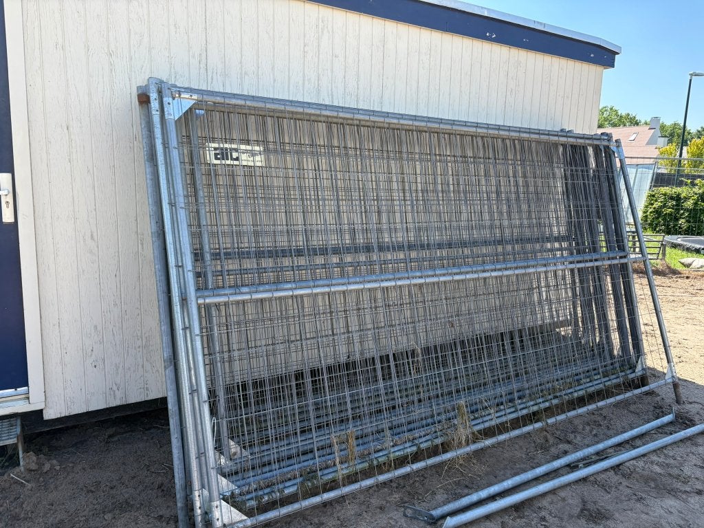 Bouwhekken incl. voet en klem, Ophalen, Gebruikt, IJzer, Gaashekwerk