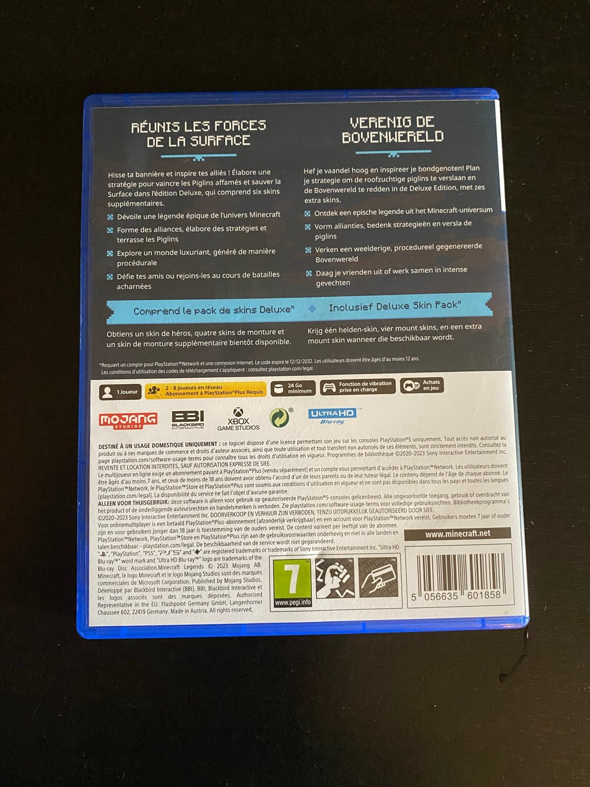 Minecraft Legends Deluxe Edition PS5 - Nieuwstaat, Online, 1 speler, Ophalen of Verzenden, Zo goed als nieuw