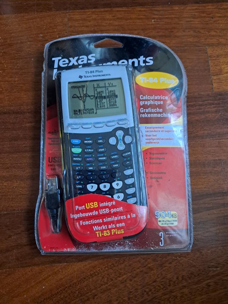 TEXAS instruments TI 84 plus nieuw in verpakking, Diversen, Rekenmachines, Ophalen