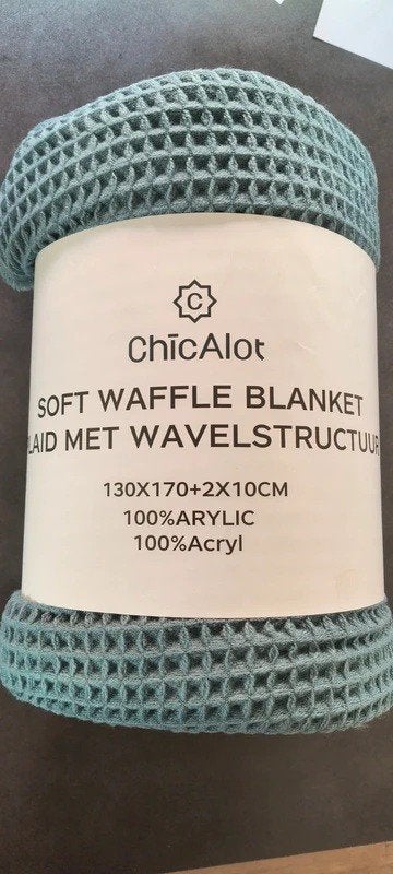 ChicAlot Soft Waffle Blanket / Plaid, Ophalen of Verzenden, Nieuw
