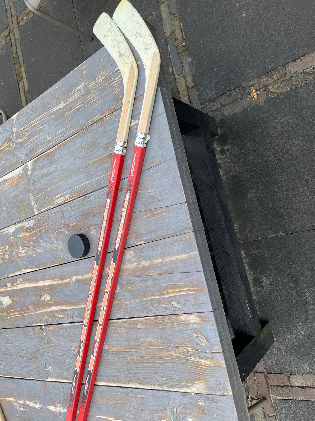 Hockeysticks voor kids - klaar voor het ijs!, Ophalen of Verzenden, Gebruikt, Stick