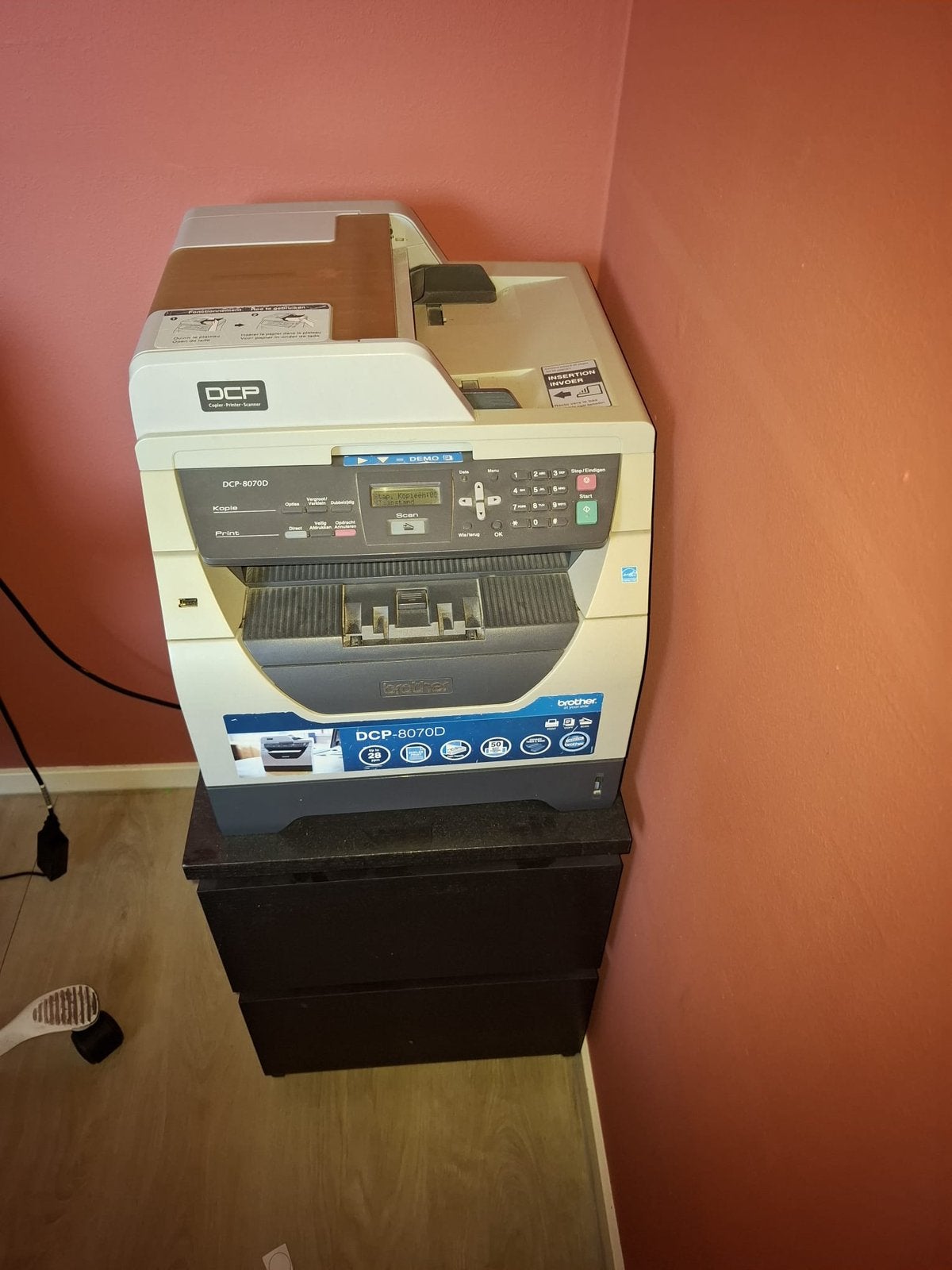 Kastje en printer gratis, Ophalen, Gebruikt