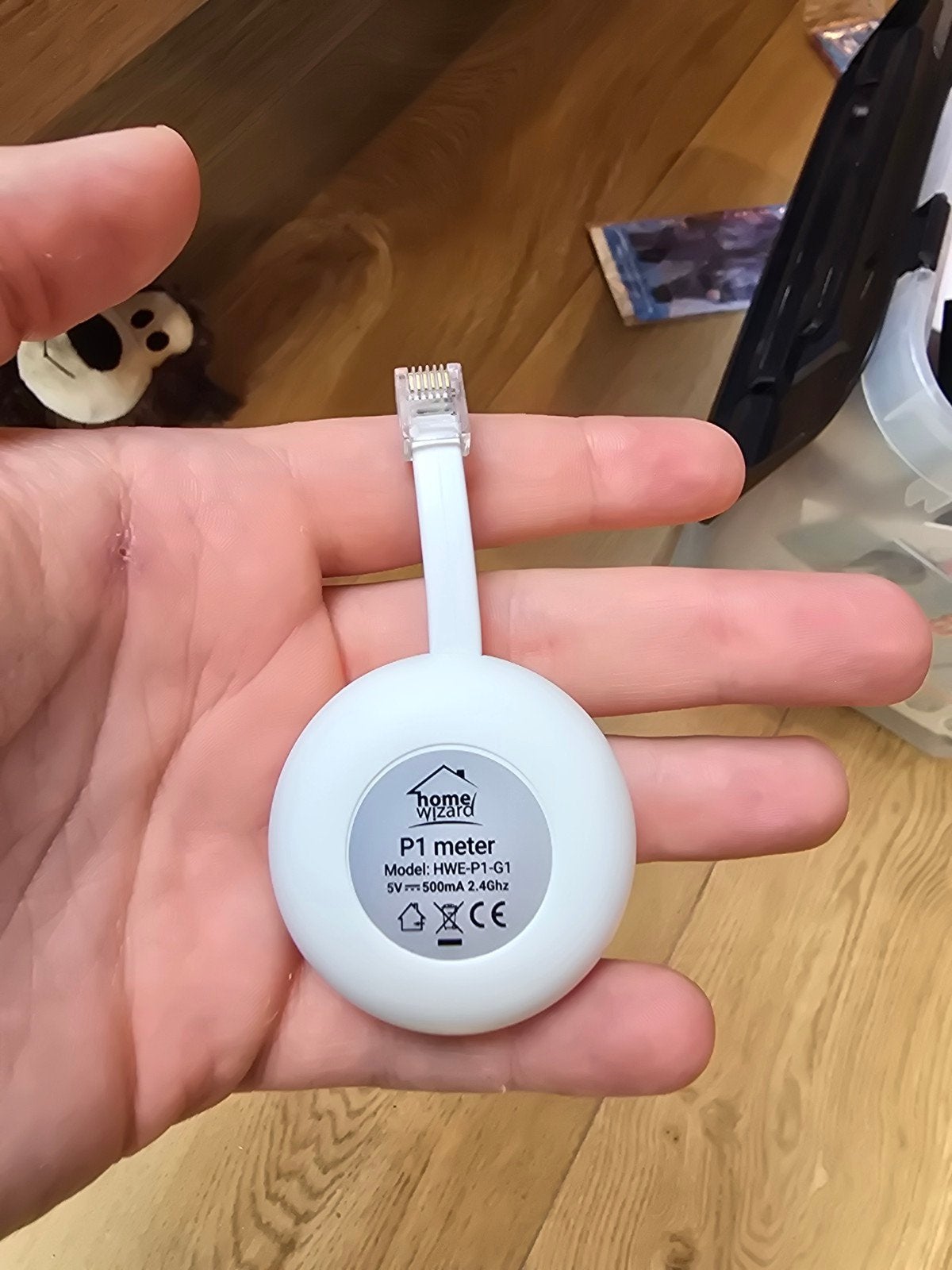 HomeWizard P1 Meter - Slimme Energie Monitor, Ophalen of Verzenden, Zo goed als nieuw
