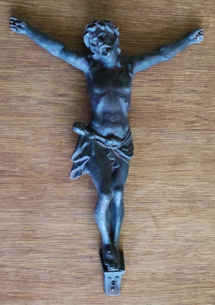 Jezus ijzeren graf beeld, Antiek en Kunst, Ophalen of Verzenden