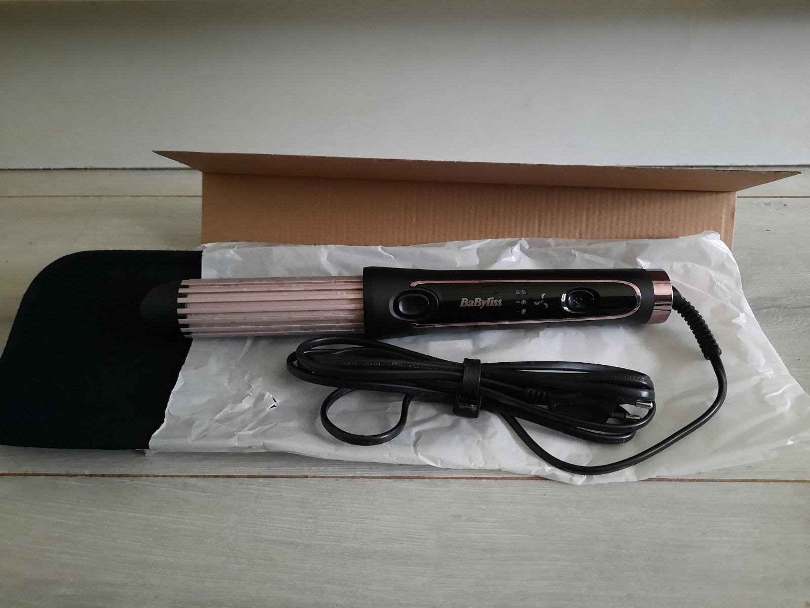 Babyliss curl styler luxe krultang C112E, Ophalen of Verzenden, Zo goed als nieuw, Krultang of Stijltang