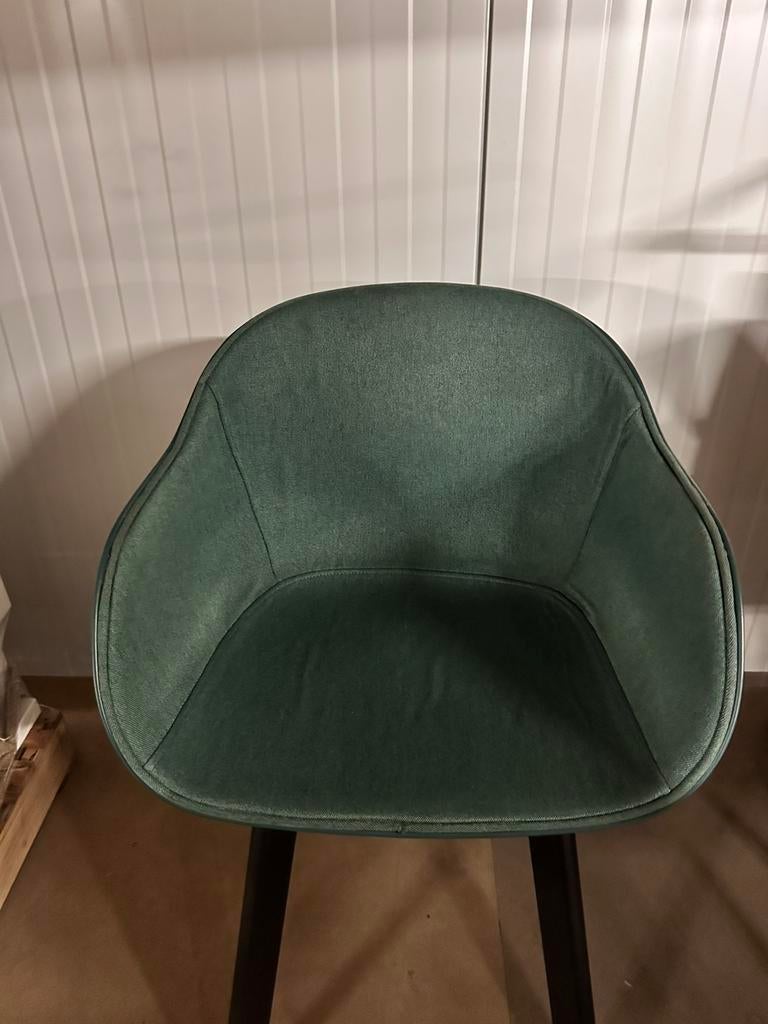3 groene kuipstoelen, Ophalen, Zo goed als nieuw, Overige kleuren