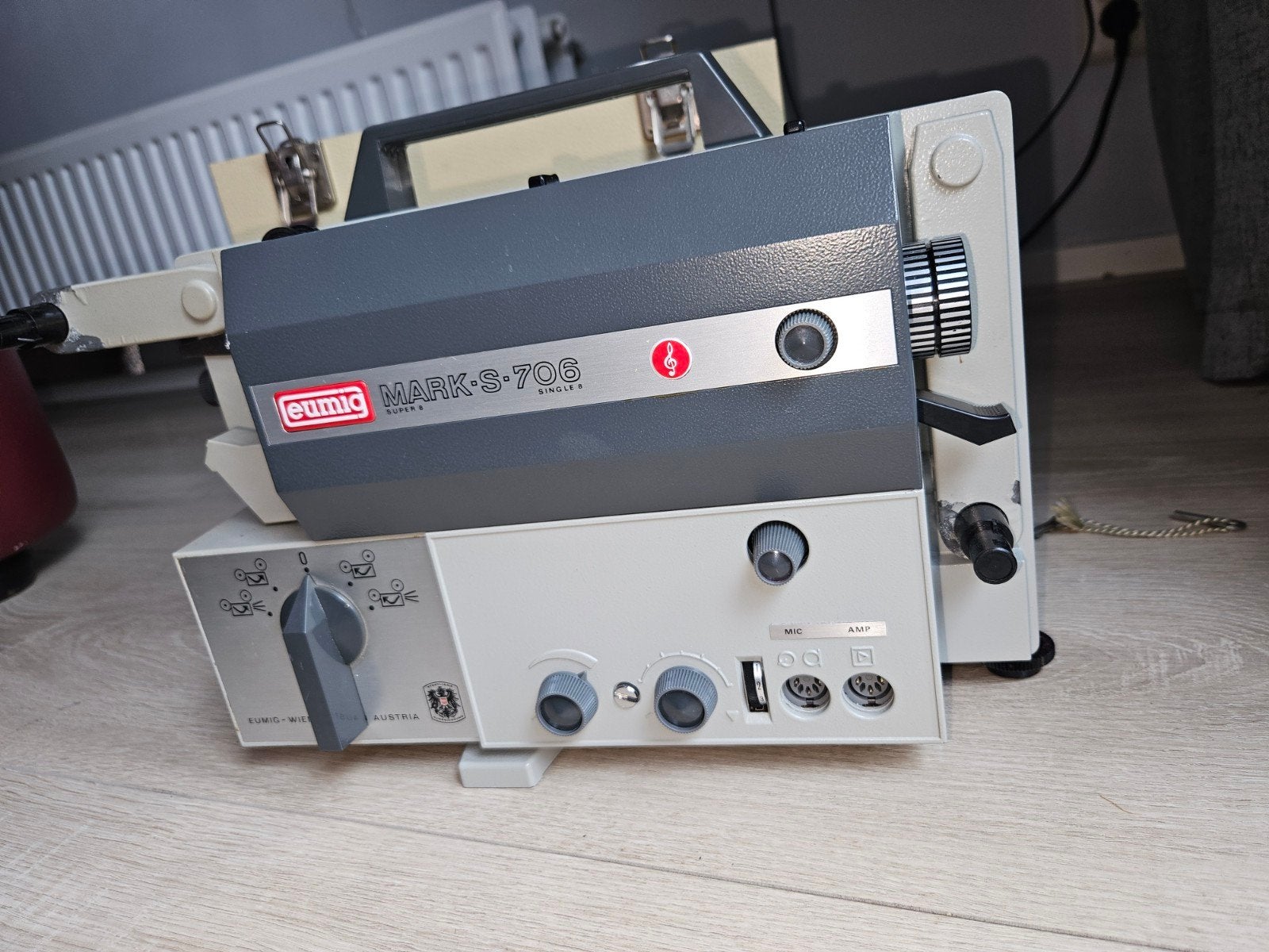 Eumig Mark-S-706 Super 8 filmprojector, Ophalen, Gebruikt