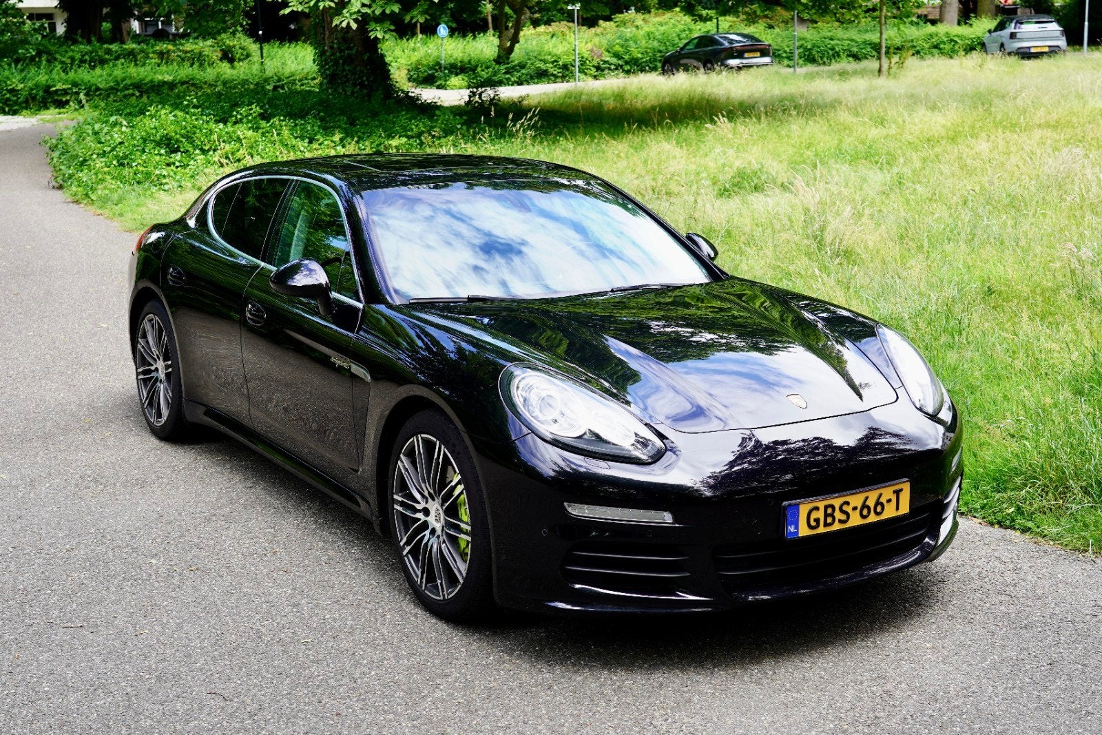 Porsche Panamera 3.0 S E-Hybrid 970.2 | Pano dak | Vol leer, Auto's, Porsche, Automaat, Zwart, 2995 cc, 4 stoelen