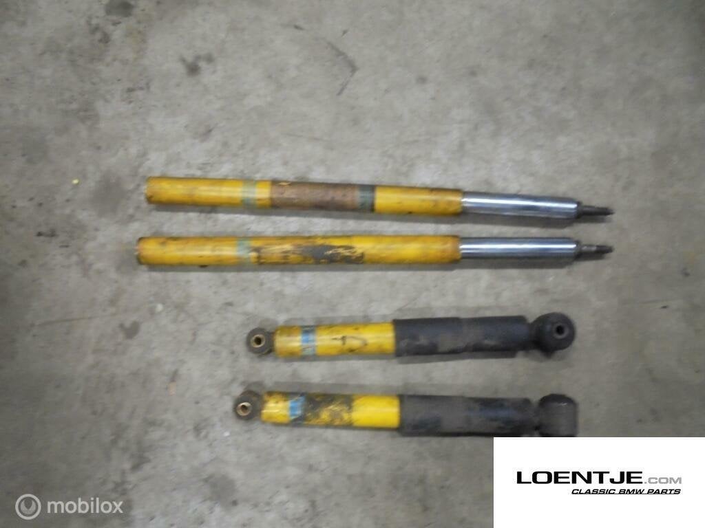 set bilstein schokdempers bmw 02 1502 1602 1802 2002 tii etc, Auto-onderdelen, Gebruikt, Ophalen of Verzenden, BMW