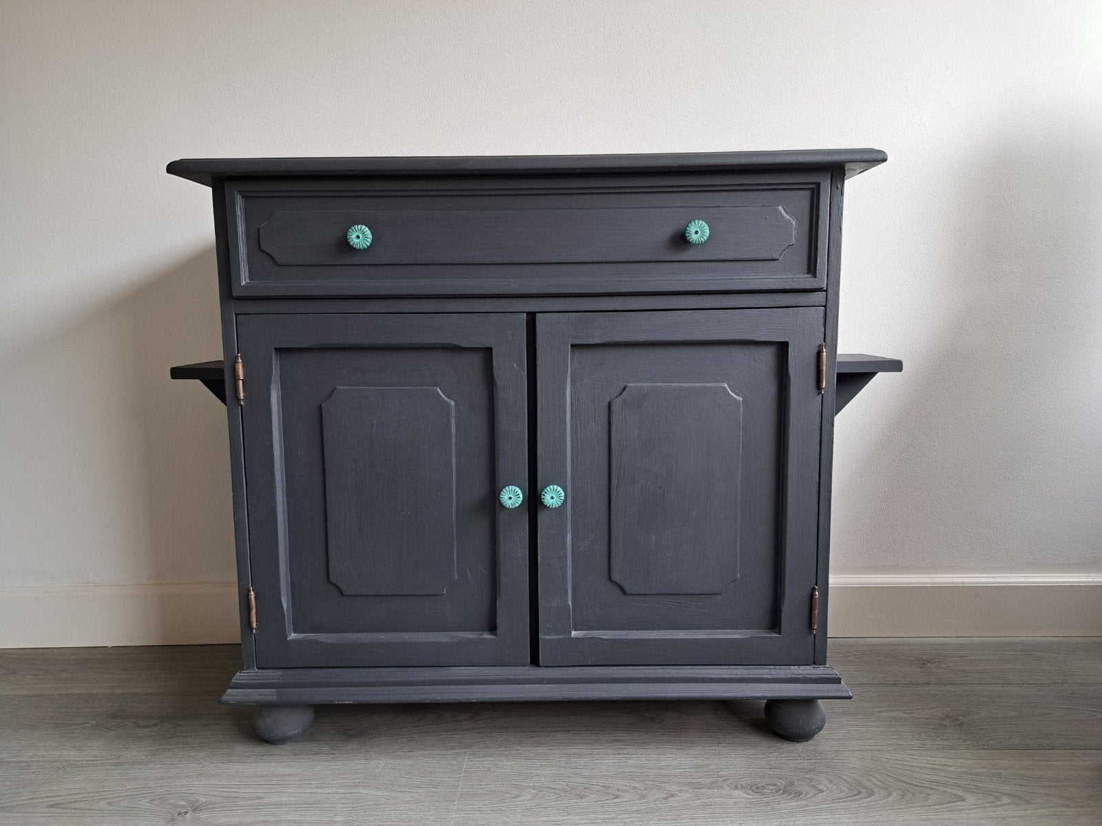 Dressoir zwart/antraciet, Ophalen, Gebruikt, 25 tot 50 cm