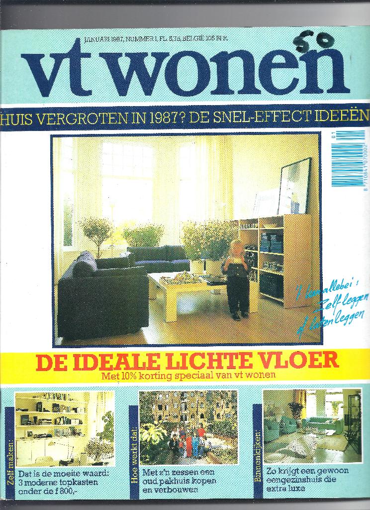Vt wonen 1987 in goede staat 13 nrs, Verzamelen, Tijdschriften, Kranten en Knipsels, Ophalen of Verzenden, 1980 tot heden, Nederland