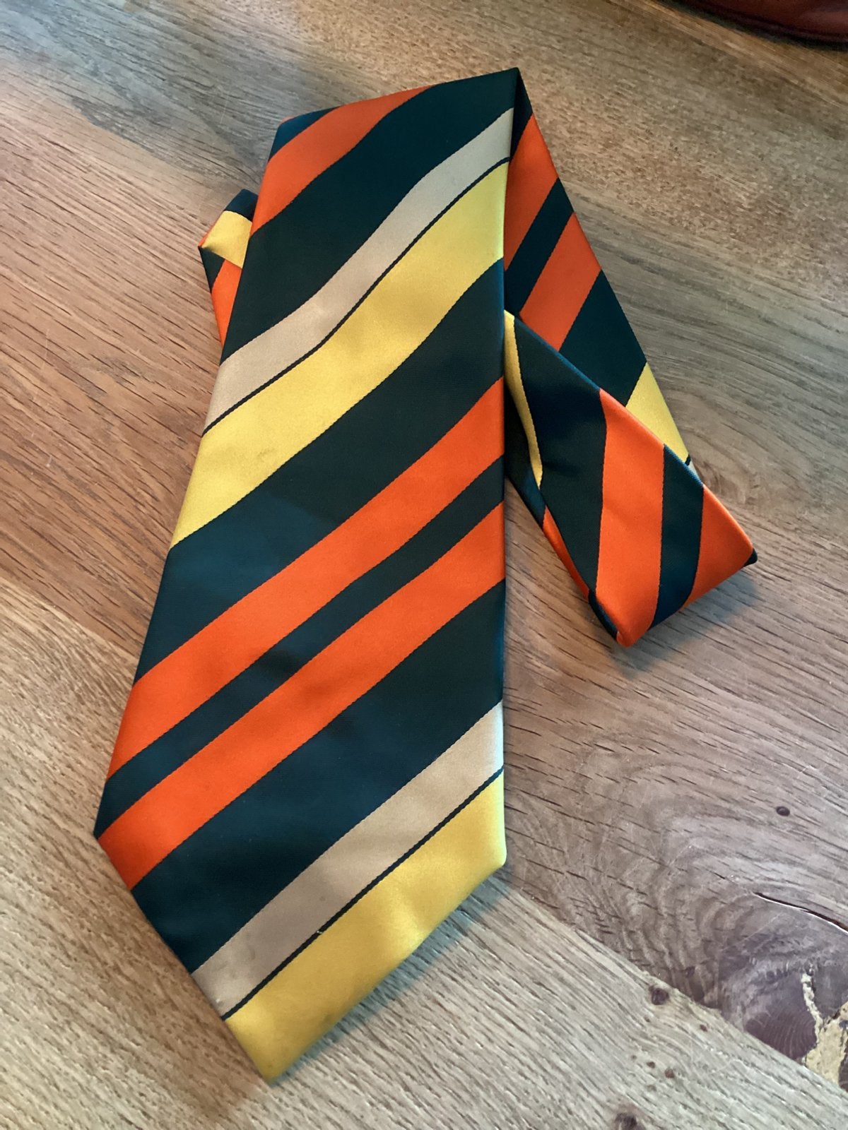 Stropdas, Verzenden, Gedragen, Oranje, Met patroon