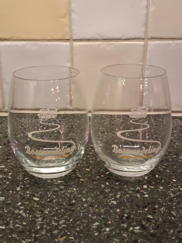Boswandeling glazen, Verzamelen, Glas en Borrelglaasjes, Ophalen of Verzenden, Zo goed als nieuw, Overige typen