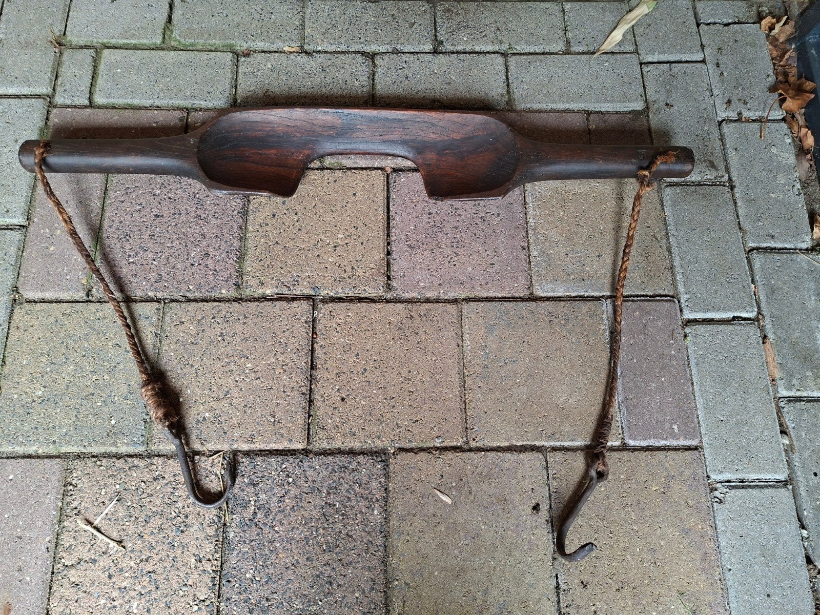 Antiek houten draagjuk - Landelijke decoratie, Ophalen of Verzenden
