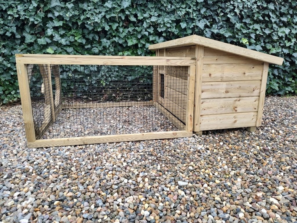 Konijnenhok Wilnis | Duurzame materialen | maten S, M en L, Dieren en Toebehoren, Knaagdieren en Konijnen | Hokken en Kooien, 110 cm of meer