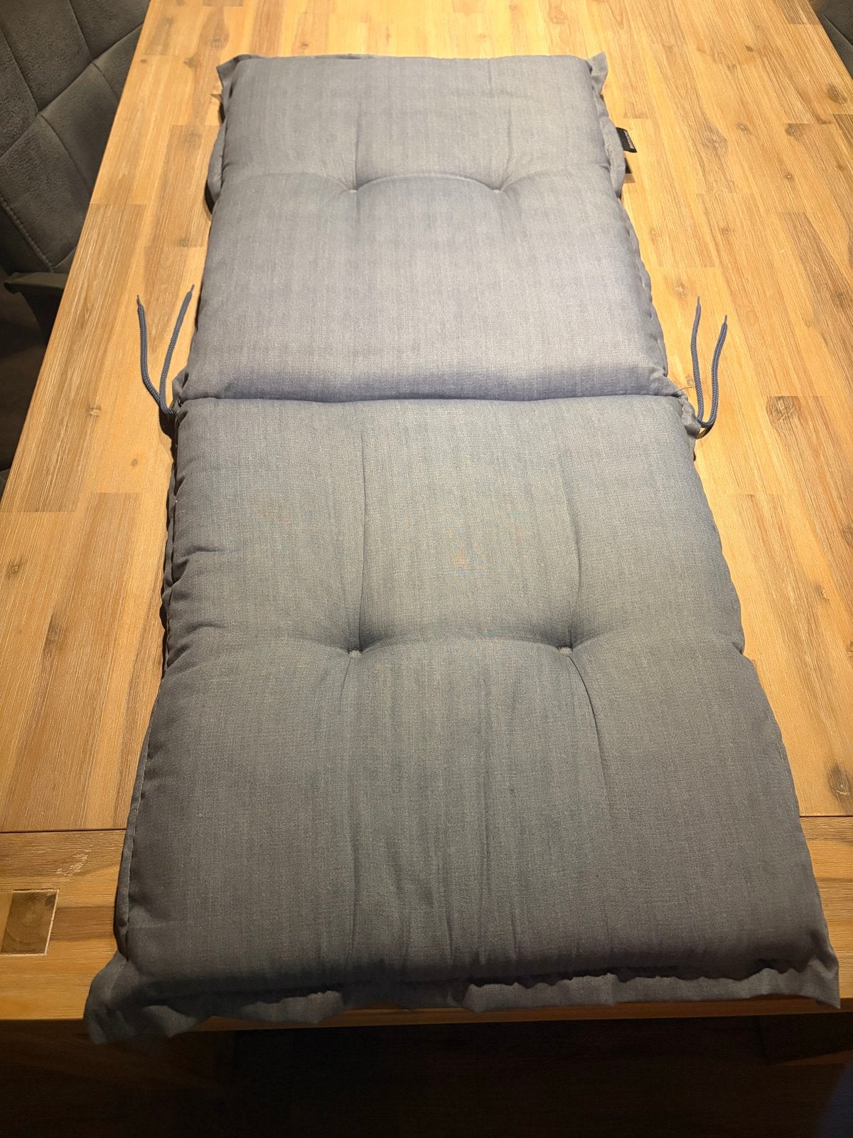 Madison Tuinstoel Kussens - blauw 4 stuks voor 10 euro, Tuin en Terras, Ophalen, Gebruikt
