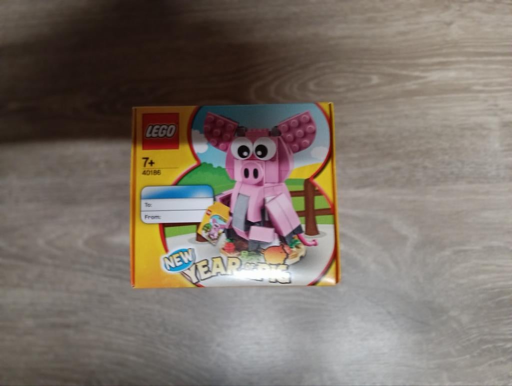 LEGO 40186 Nieuwjaar Varken - Nieuw, Kinderen en Baby's, Speelgoed | Duplo en Lego, Overige thema's, Lego, Nieuw, Ophalen of Verzenden