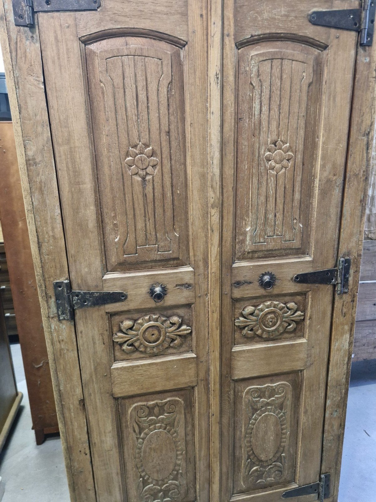 Mooie oude Indische kast - Uniek houtsnijwerk, Ophalen, 25 tot 50 cm, 100 tot 150 cm, 150 tot 200 cm