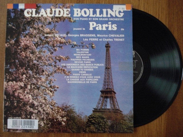 Claude Bolling - Claude Bolling jouent le Paris, LP, Gebruikt, Ophalen of Verzenden, 12 inch