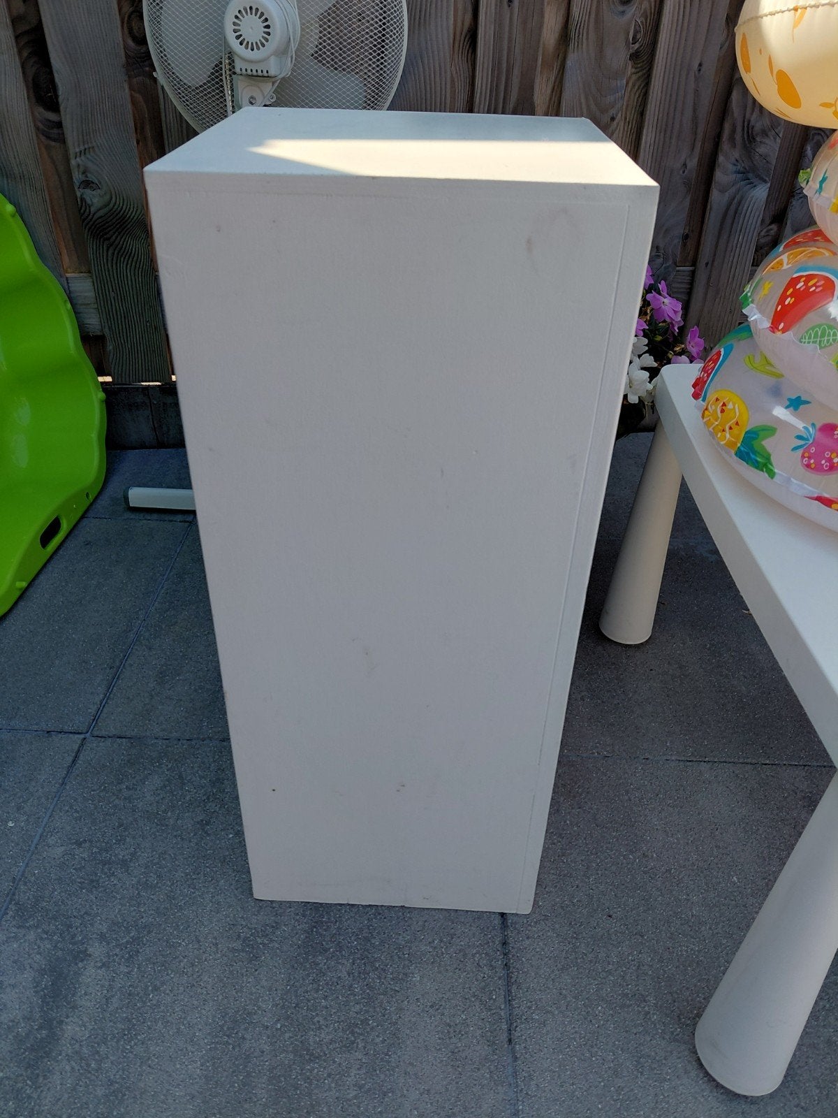 Houten zuil / sokkel 81 hoog 34 breed, Ophalen of Verzenden