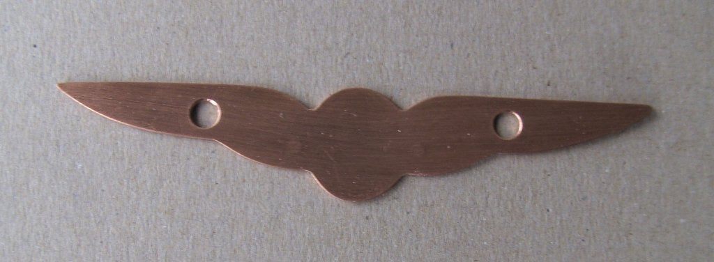 achterplaatje voor Klu wing / brevet, Ophalen of Verzenden, Luchtmacht, Nederland, Embleem of Badge