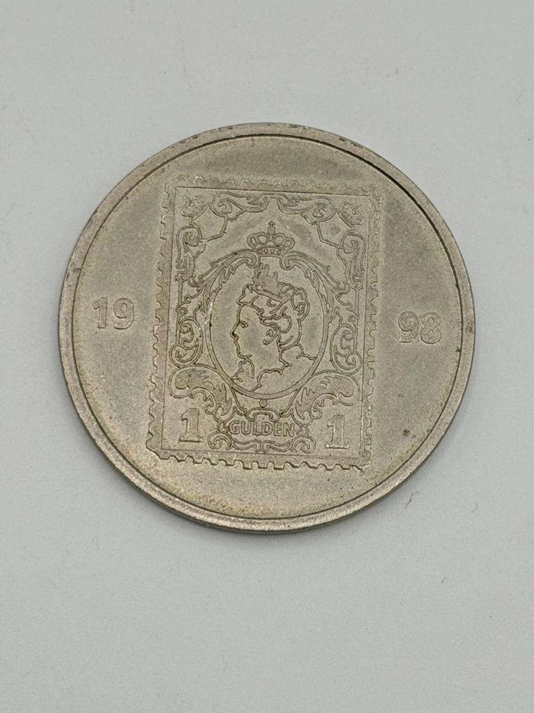 1998 PTT Post Nederland Penning / 1 Gulden, Ophalen of Verzenden, Overige landen