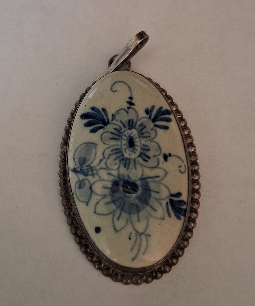 Hanger, Ophalen of Verzenden, Gebruikt, Zilver, Overige materialen