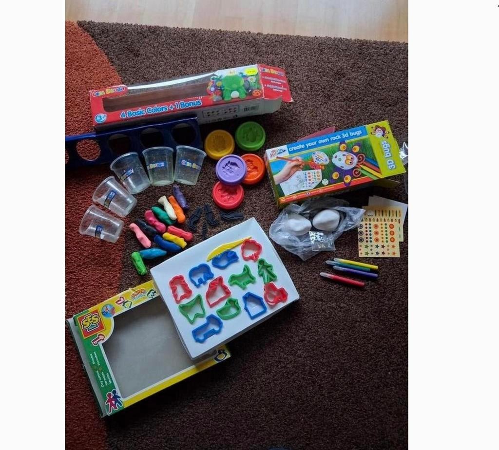 Crea Doe en Ses Klei en Figuurtjes 🌺 alles voor €5,00, Ophalen of Verzenden, Zo goed als nieuw