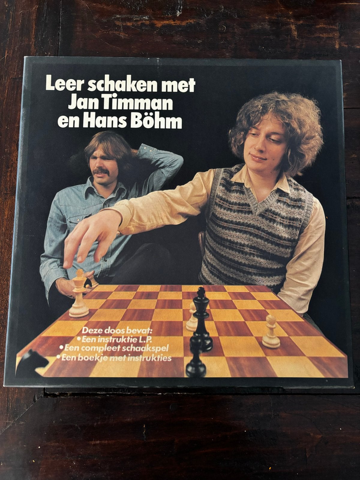 Leer schaken met Jan Timman en Hans Böhm - Schaakspel, Een of twee spelers, Ophalen of Verzenden, Gebruikt