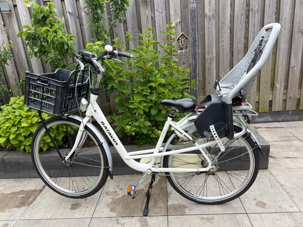 Batavus Mambo Deluxe moederfiets, Fietsen en Brommers, Fietsen | Dames | Moederfietsen, Ophalen, 47 tot 50 cm, Batavus, Zo goed als nieuw