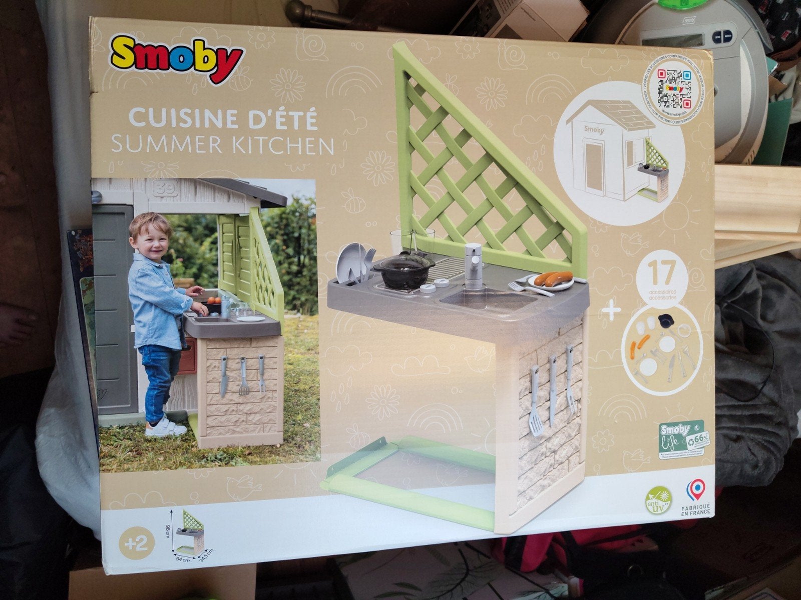 2x Smoby buitenkeuken, Ophalen of Verzenden, Nieuw, Plastic