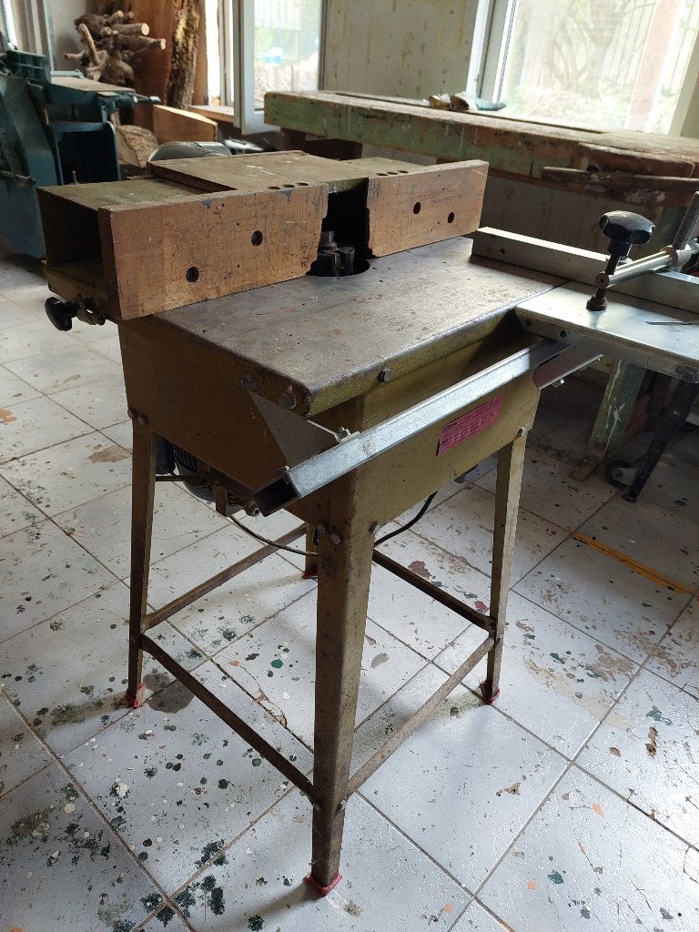 Freesmachine, Gebruikt, Bovenfrees, Elektrisch, Ophalen