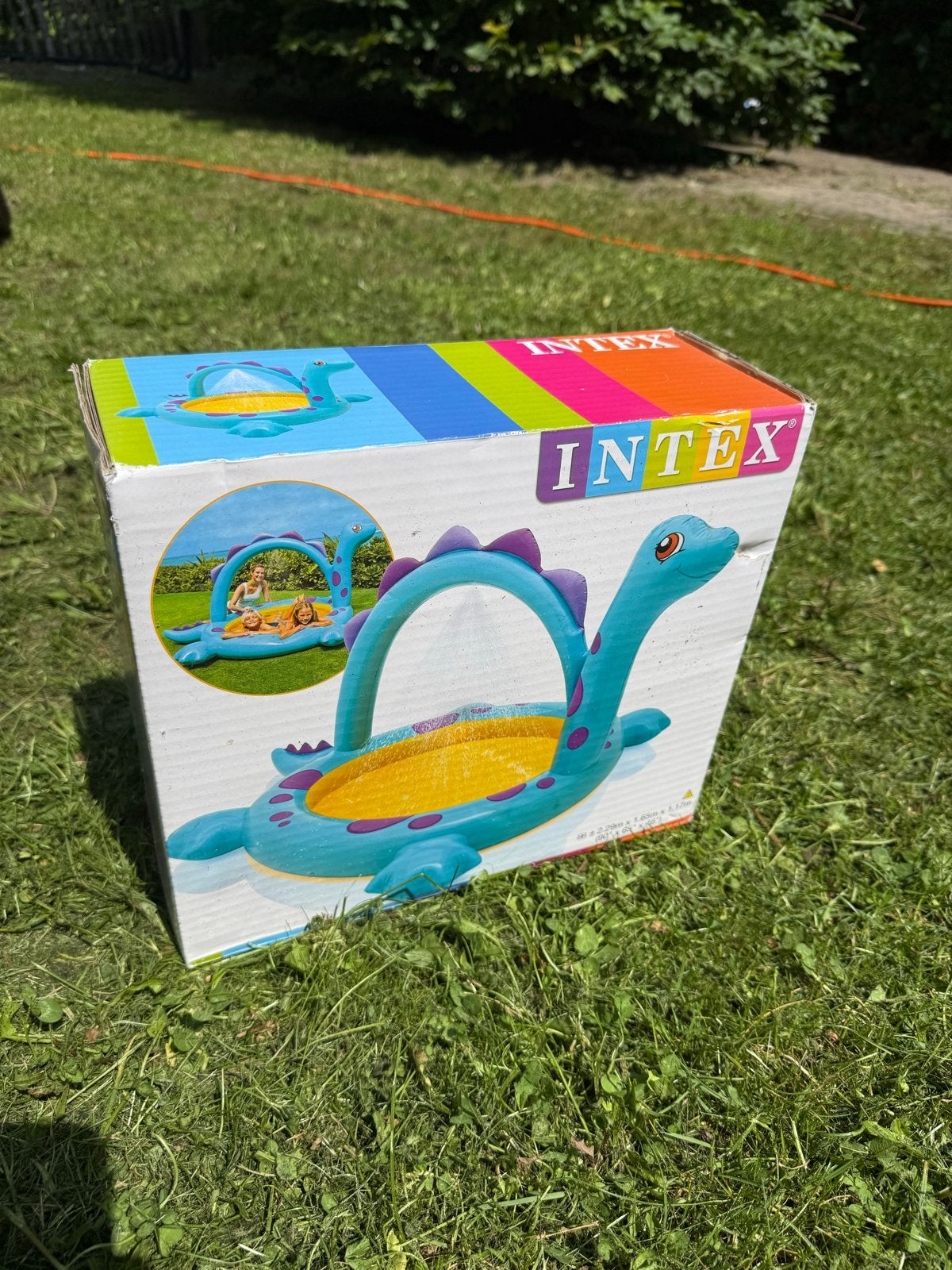 Intex Dino Spray Zwembad - Nieuw in doos, Ophalen, Minder dan 80 cm, Opblaaszwembad, Nieuw