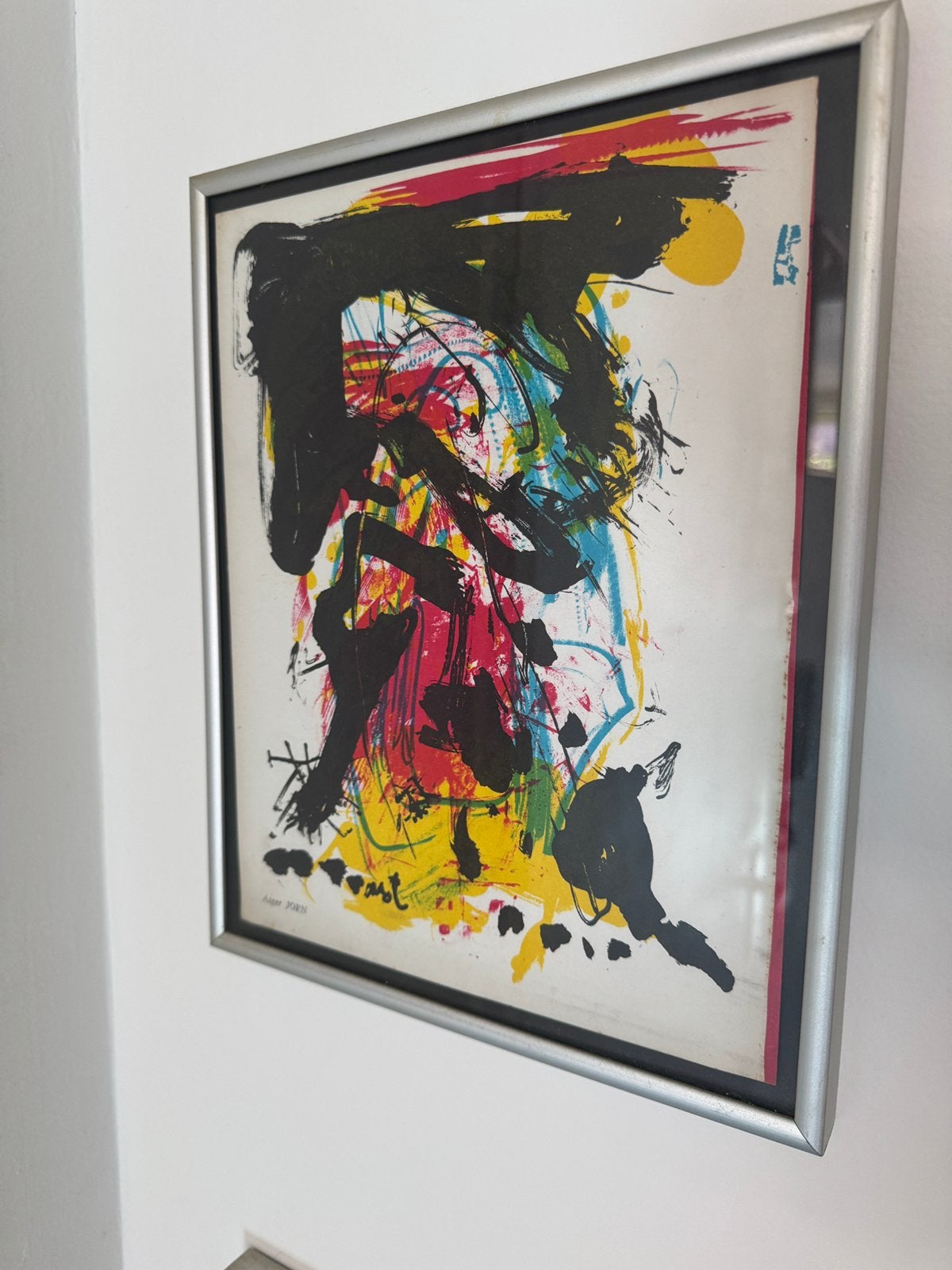 Schilderij Asger Jorn, Ophalen