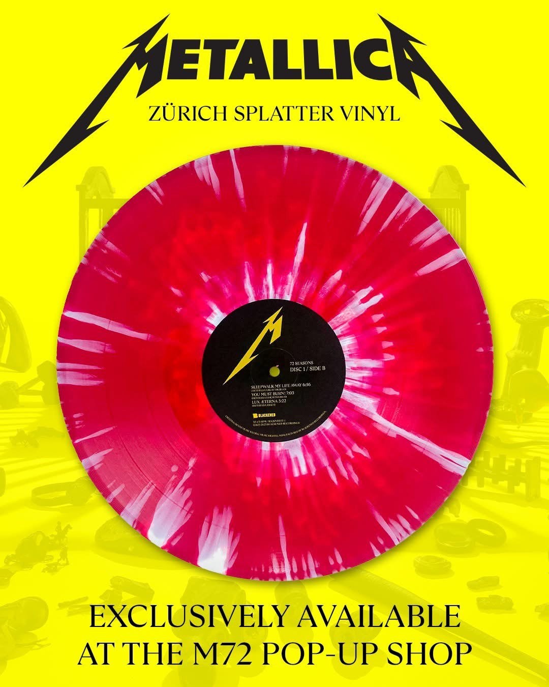 Metallica 72 seasons Zürich splatter vinyl sealed, Ophalen of Verzenden, Zo goed als nieuw, Spiritualiteit algemeen, Achtergrond en Informatie
