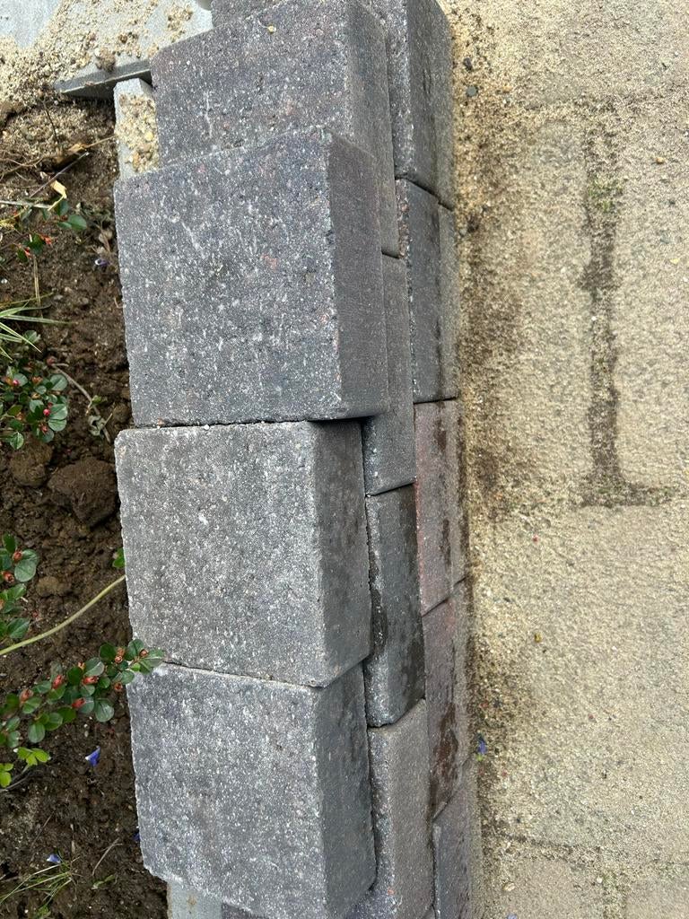 Grijs rode klinkers, Tuin en Terras, Bielzen en Borders, Ophalen, Overige typen, Nieuw, Minder dan 25 cm