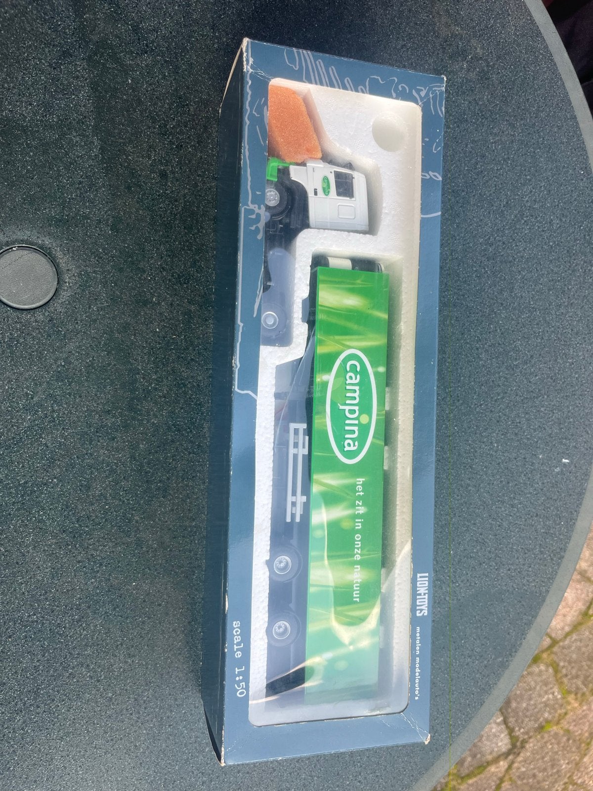Campina DAF vrachtwagen schaal 1:50, Hobby en Vrije tijd, Overige merken, 1:32 tot 1:50, Nieuw, Ophalen of Verzenden