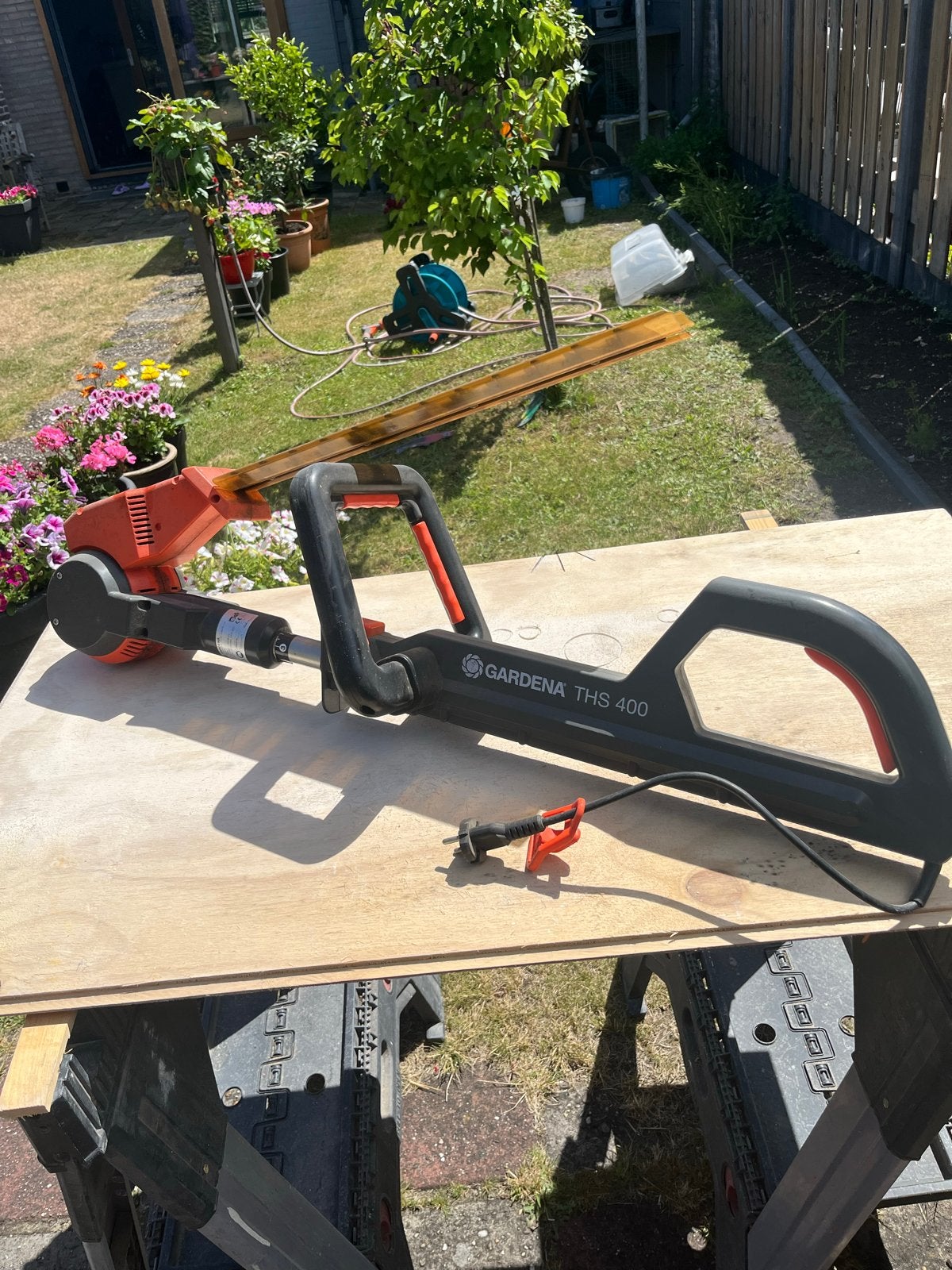 Gardena THS 400 elektrische heggenschaar, Tuin en Terras, Heggenscharen, Ophalen, Gebruikt, Elektrisch
