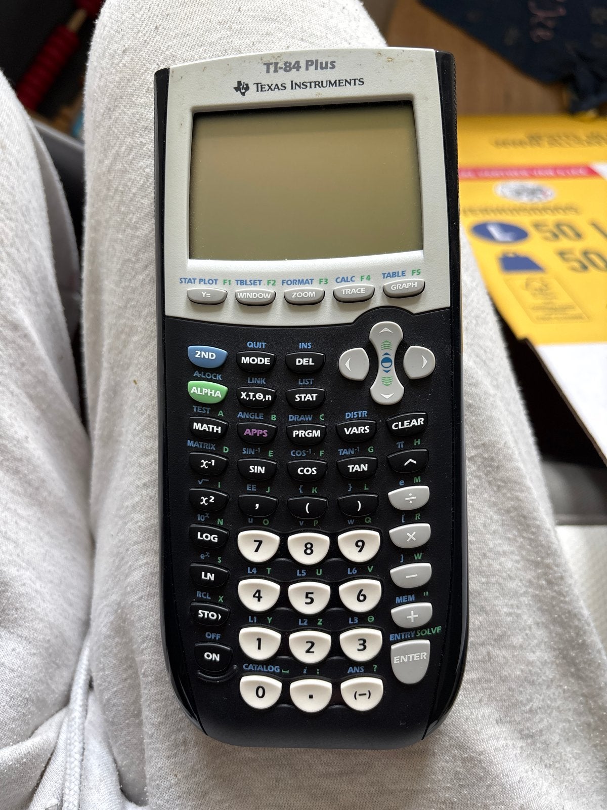 Texas instruments grafische rekenmachine, Ophalen, Grafische rekenmachine