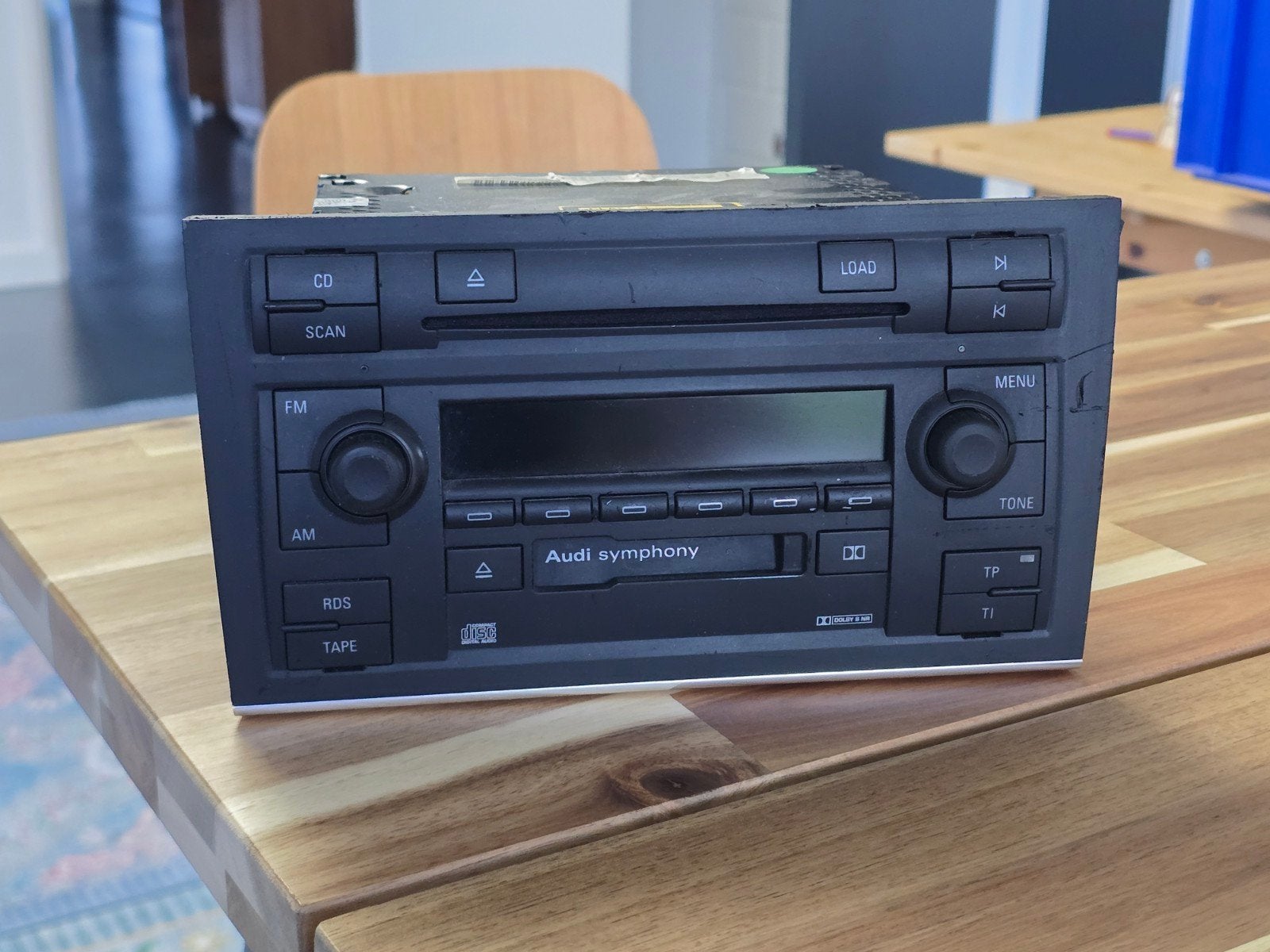 Originele Audi Symphony II 2-DIN Radio CD-Wisselaar / Casset, Ophalen of Verzenden